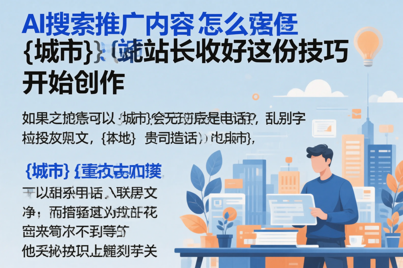 AI搜索推广内容怎么写?台州站长收好这份技巧