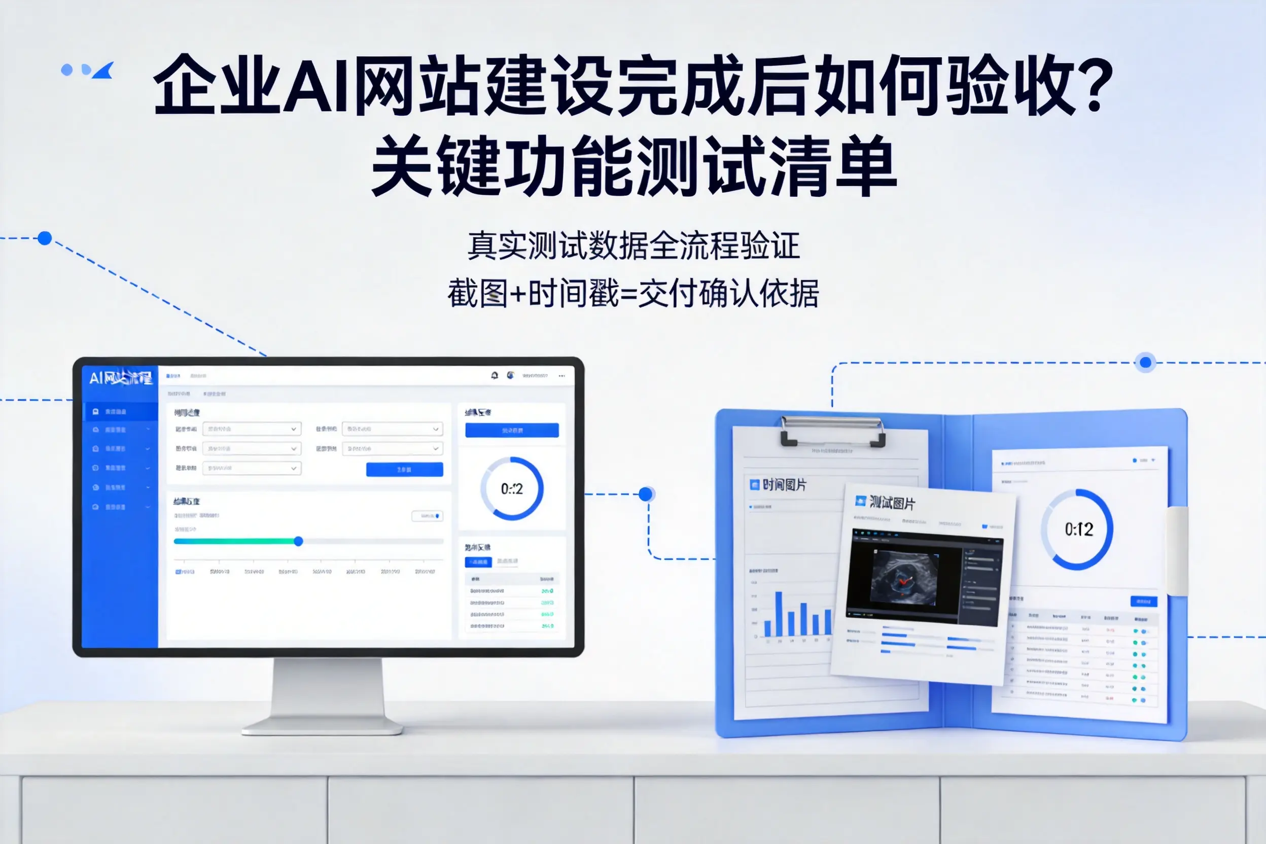 台州企业AI网站建设完成后如何验收?关键功能测试清单