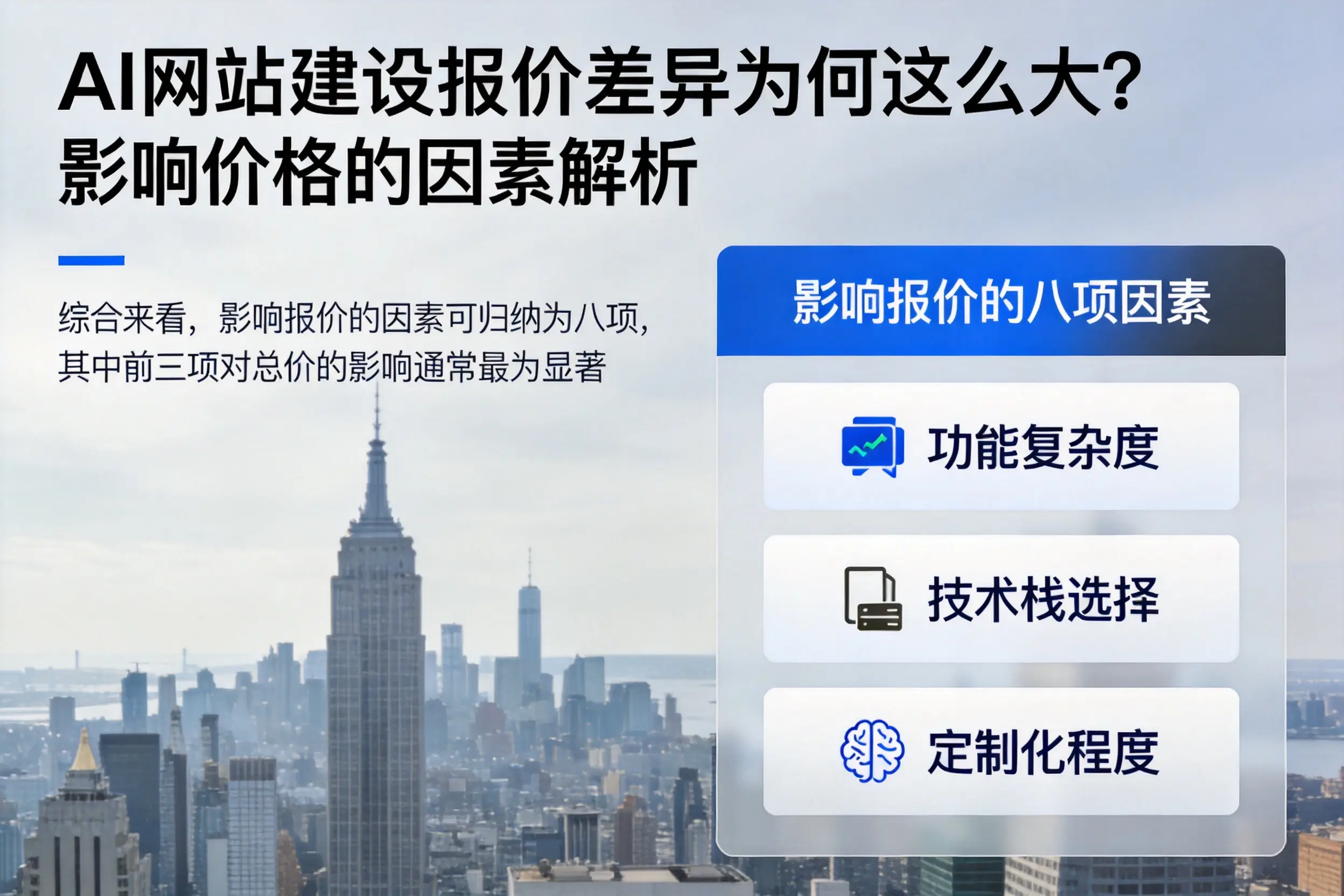 台州AI网站建设报价差异为何这么大?影响价格的因素解析