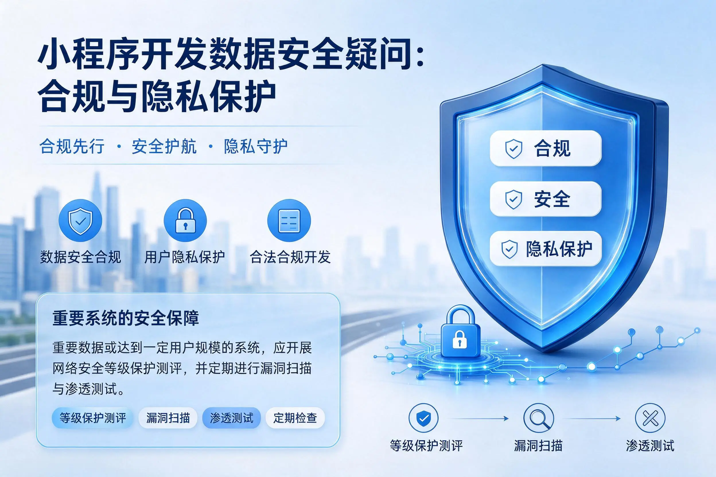 台州小程序开发数据安全疑问:合规与隐私保护