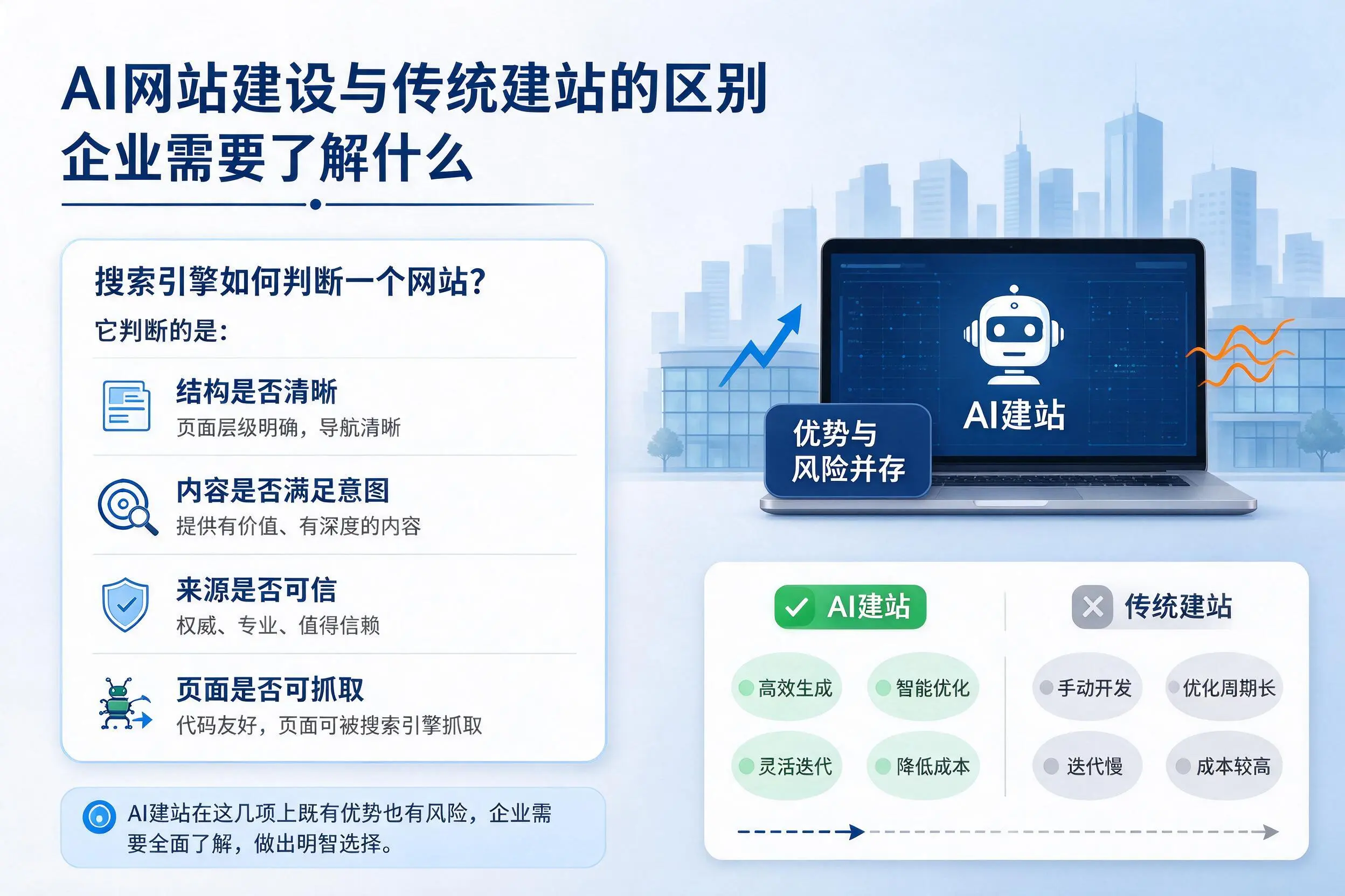 AI网站建设与传统建站的区别,台州企业需要了解什么