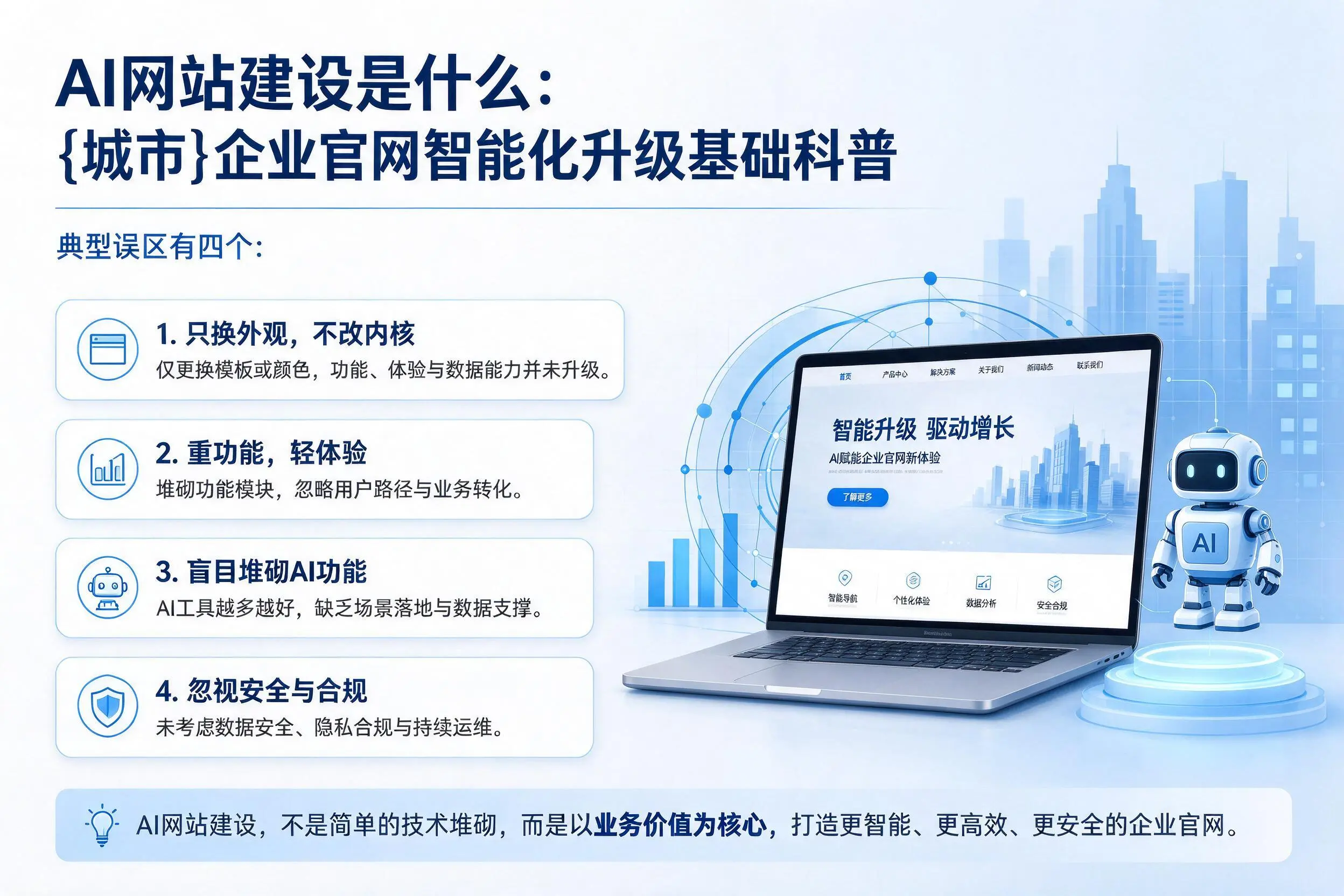 AI网站建设是什么:台州企业官网智能化升级基础科普