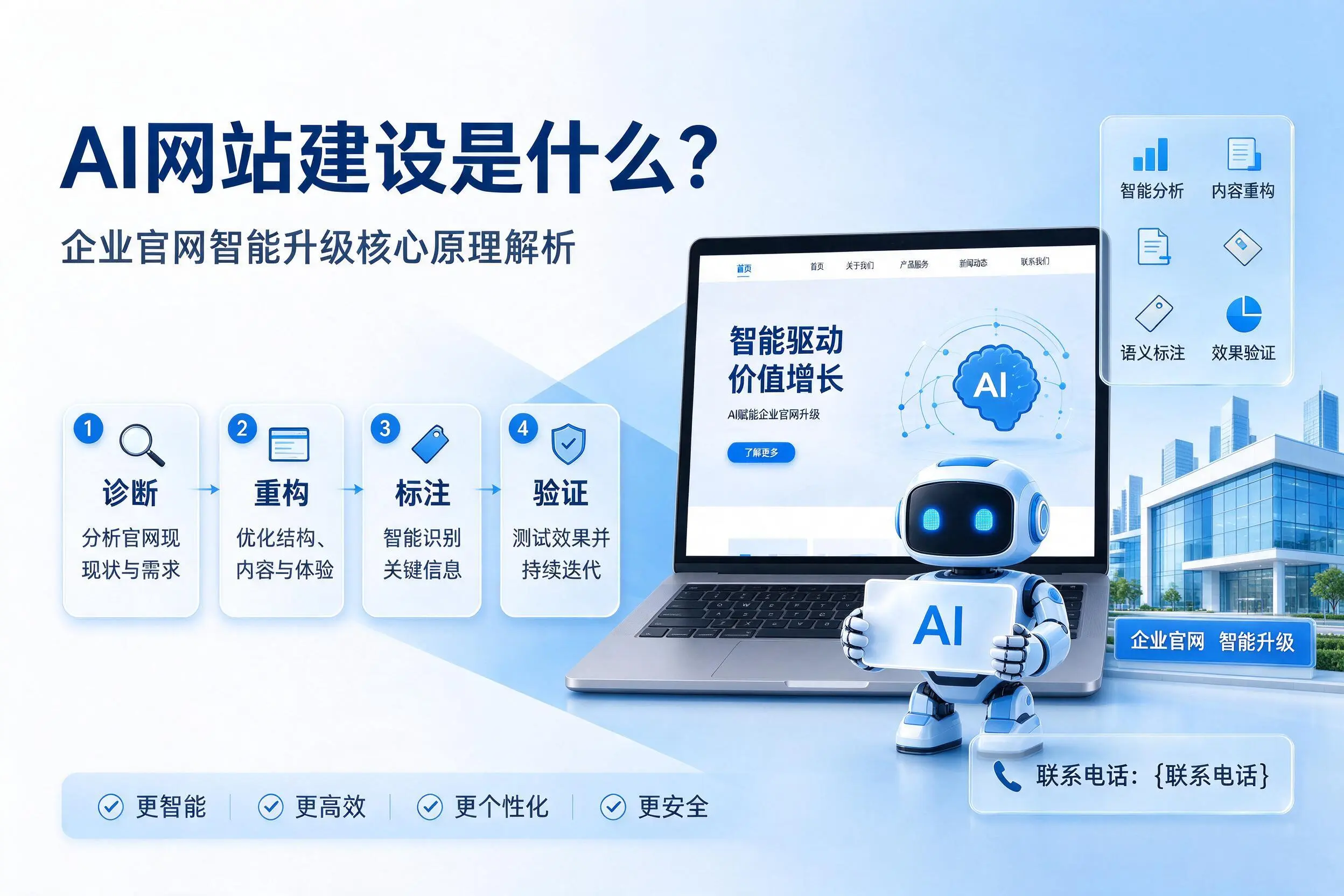 AI网站建设是什么？台州企业官网智能升级核心原理解析