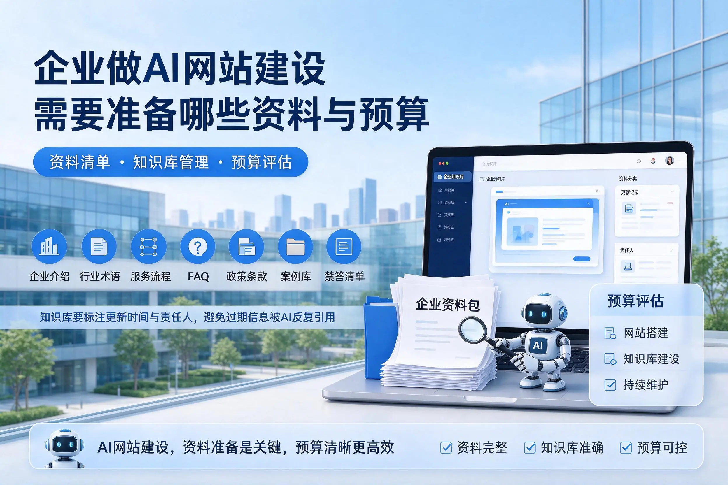 台州企业做AI网站建设需要准备哪些资料与预算